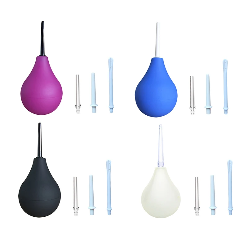 Clistere Adulto Anale 224ml,Peretta Rettale Adulti Per Il Lavaggio,Vaginale Pulizia Anale,2 Cannule Incluse Per Doccia Anale