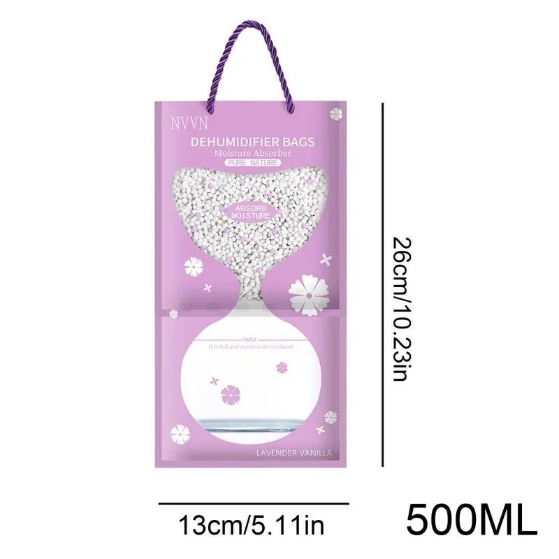 Moisture Absorber Hangings Bags Dehumidifier Closet Bag Fragrance Free Bag For Meeting Room Clothes