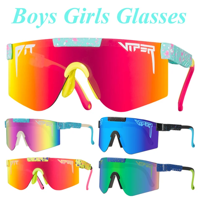 Boys Girls Pit Viper Sunglasses Young Men Women Youth Baseball Kids Sun Glasses Outdoor Children Eyewear Sport Child Shades 1