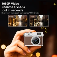 New Retro Digital Camera 1080P Video Recorder LED Fill Light 0.96 Inch IPS Screen Portable Videos Camera Backpack Accessories - Image 3