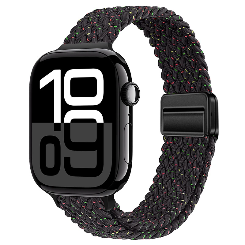 Compact Nylon Elastic Braided Bracelet