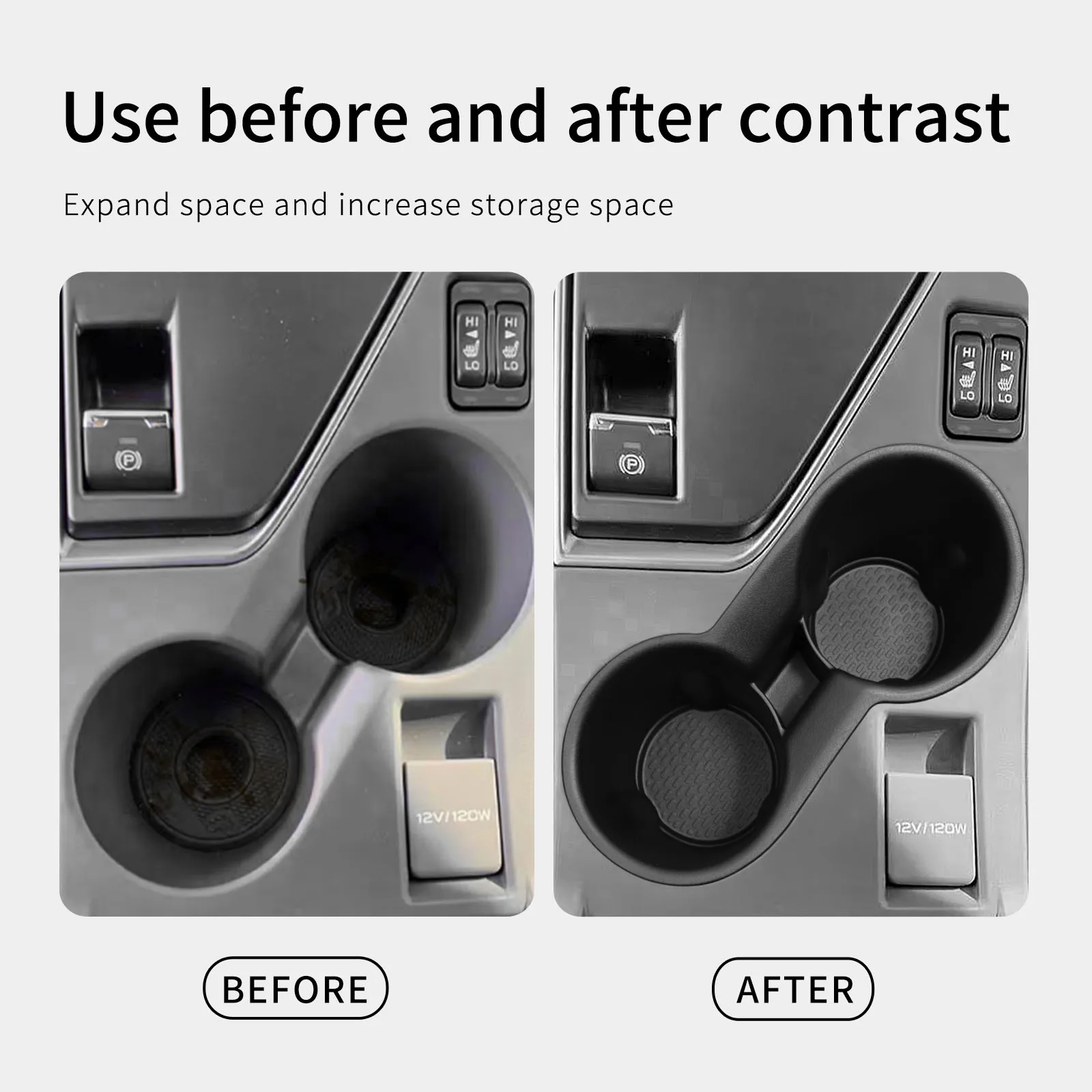 Subaru Crosstrek 2025 센터 콘솔 워터 컵 홀더 자동차 인테리어 액세서리 컵 홀더 음료 보관함