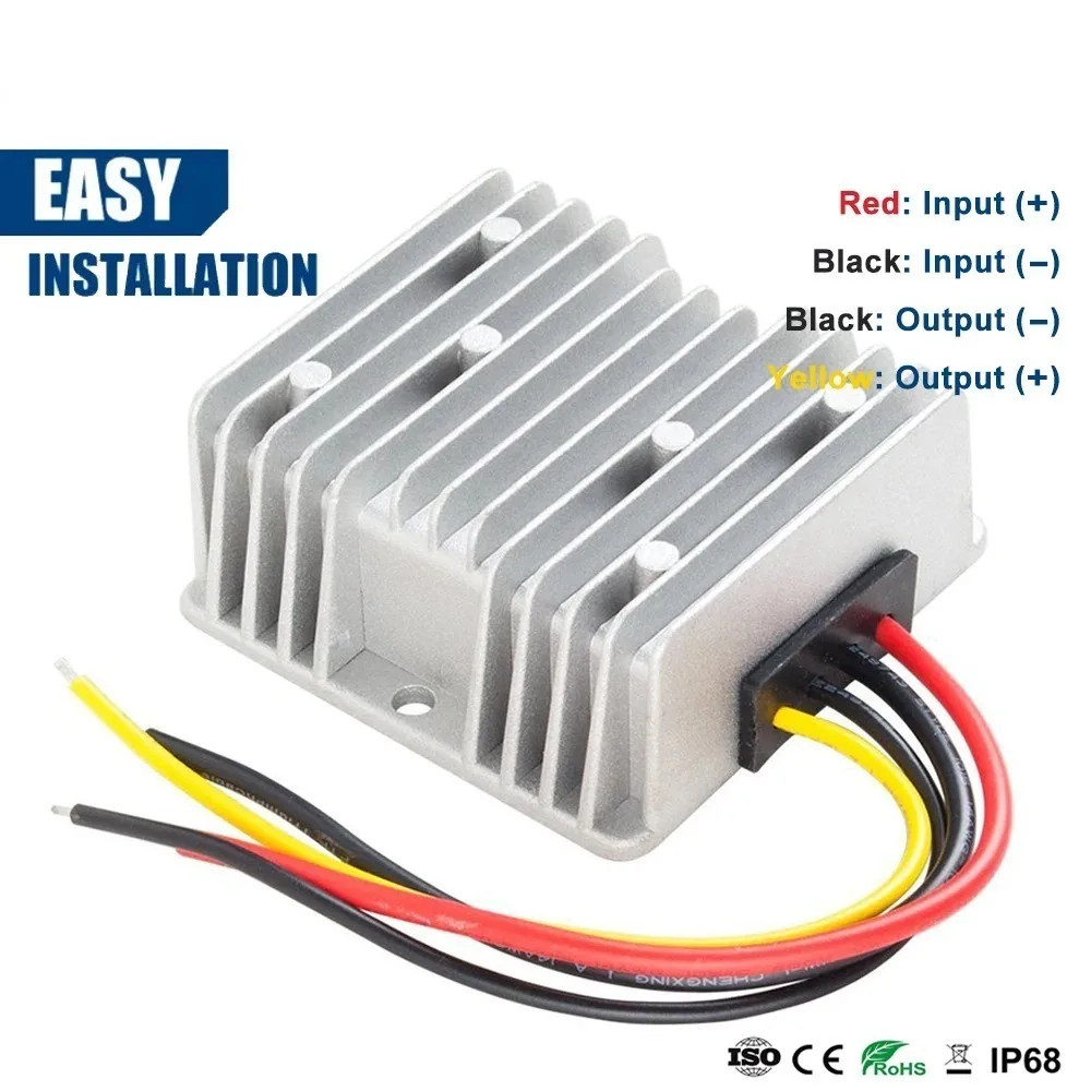 차량용 DC 벅 컨버터, 스텝 다운 전압 변압기, 36V 48V 24V 레귤레이터, 30A, 5A, 15A, 10A, 20A, 3A, 40A, DC DC-DC