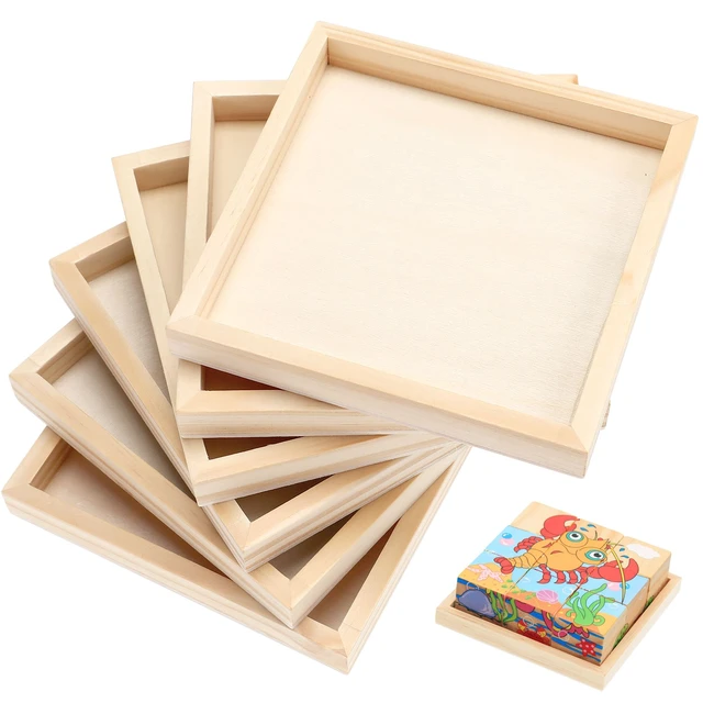 Wood Serving Tray ,Light Durable Educational Montessori Wooden Tray ,Wood Trays, for Montessori Activity ,Teaching Activities Painting Crafting Large