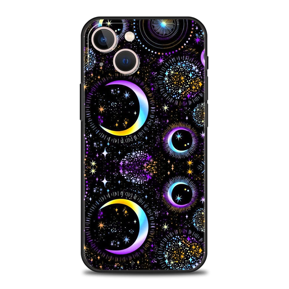 Hexen Mond Tarot Mystery Totem Handy hülle Abdeckung für iPhone 16 15 14 13 12 Pro max xr xs 11 7 8 plus stoß feste Silikon hülle – Detail 8