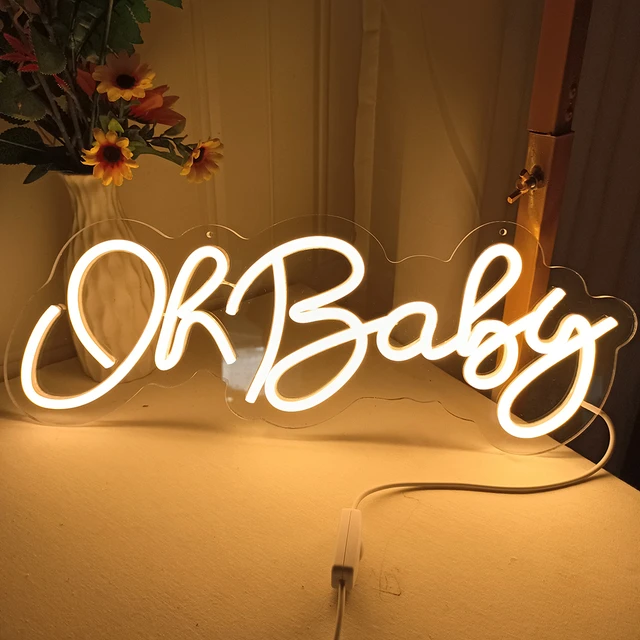 Oh Baby  Insegna Neon LED 