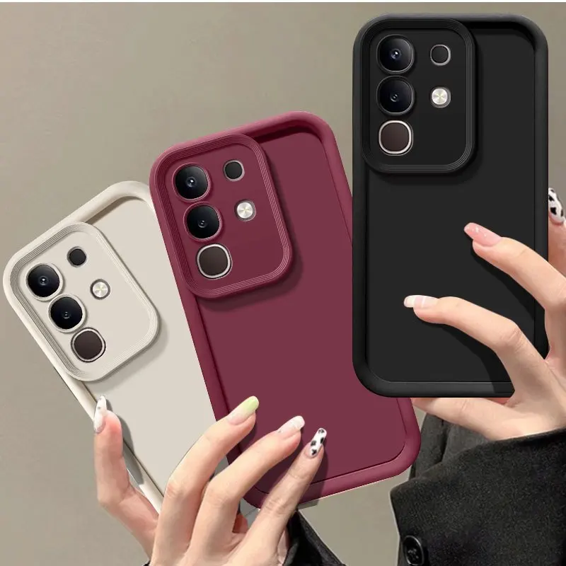 Luxury Candy Matte Soft Cover - Anti-Fall Prevention Case