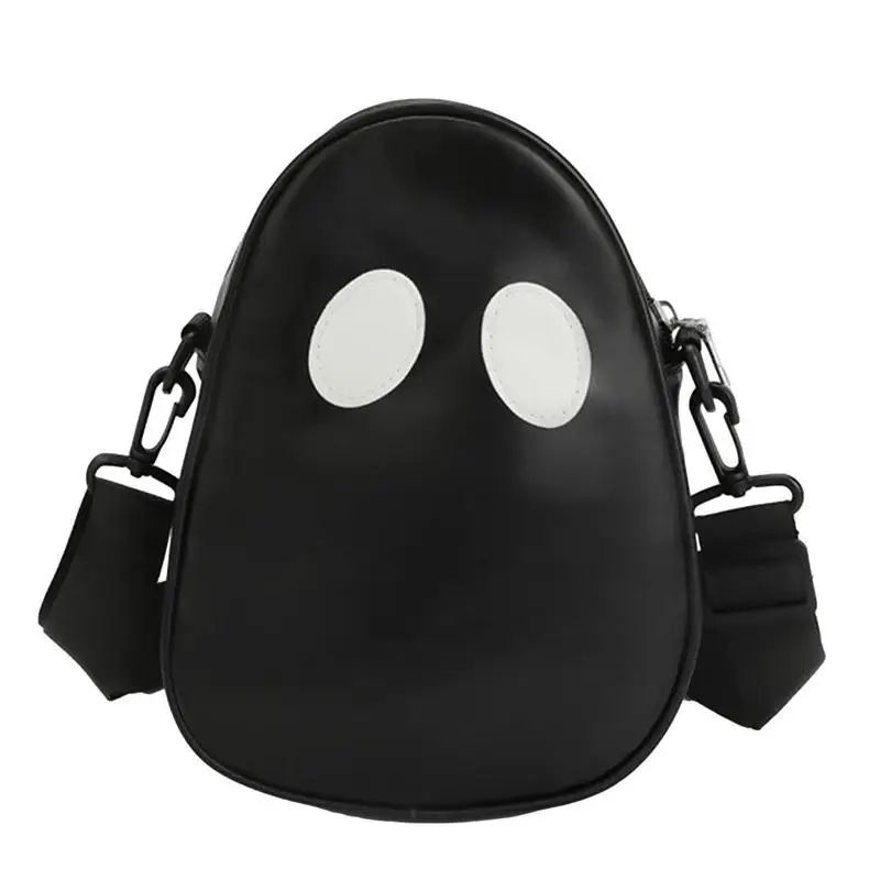 

Halloween Crossbody Bag Funny Ghost PU Leather Messenger Bag Mobile Phone Bag With Ghost Pattern For Wallets Cosmetics Other
