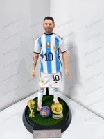 مجسم ليونيل ميسي منتخب الأرجنتين رقم 10 بمفاصل متحركة بطول 30 سم | Figland 1/6 Lionel Messi Argentina No.10 Articulated Action Figure 30cm
