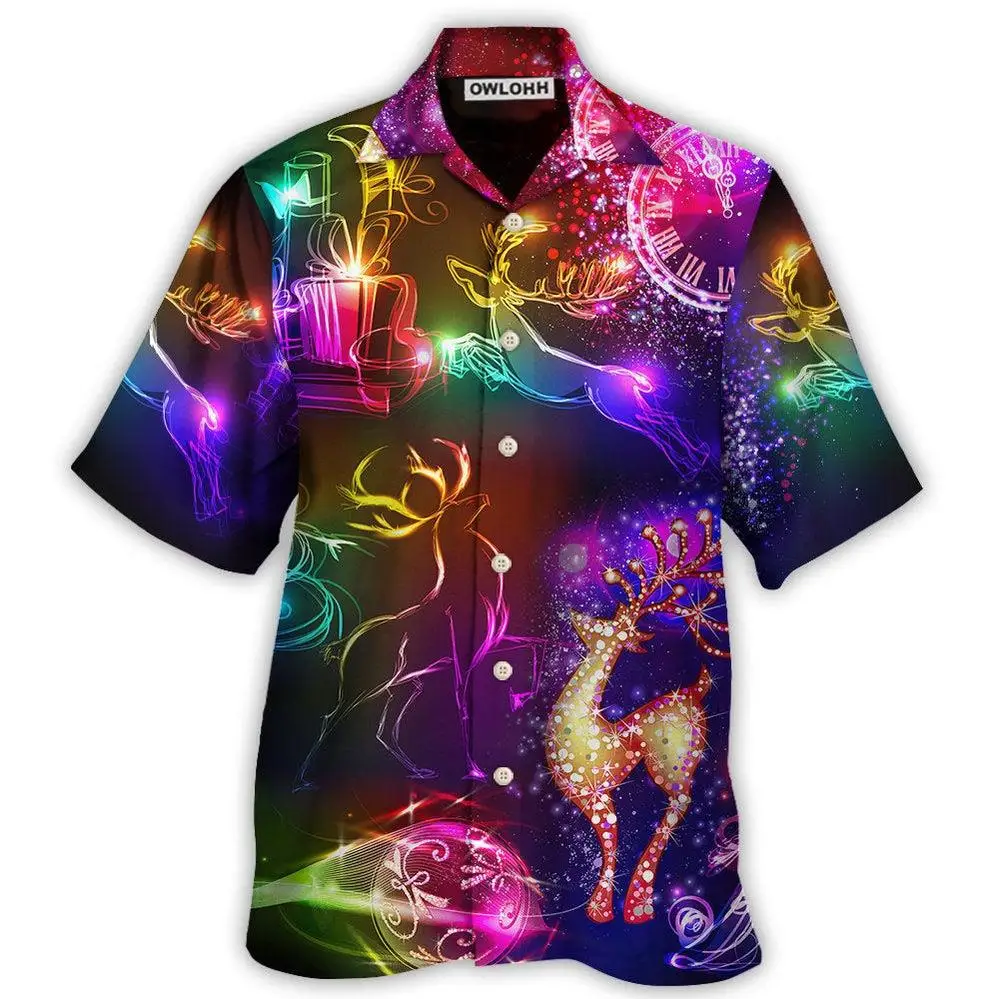 2023 Men's Hawaiian Shirts Party Beer Harajuku Oversized Shirt Fashion Printed Short-sleeved Beach Top Tee Clothing Camisa 2