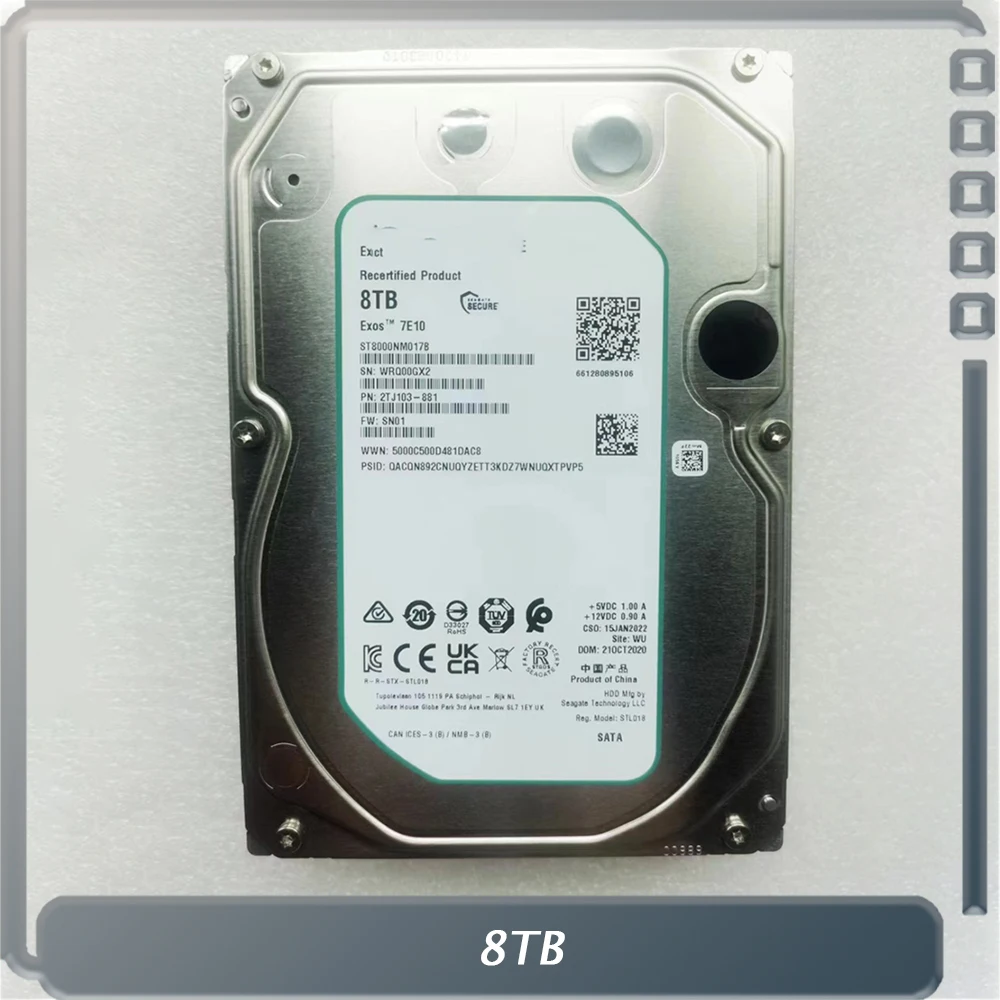 8TB For Seagate Hard Disk 3.5” SATA ST8000NM017B ST8000NM000A NM0055 ...