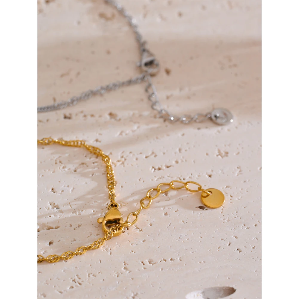 Yhpup Minimalist Stainless Steel Bracelet