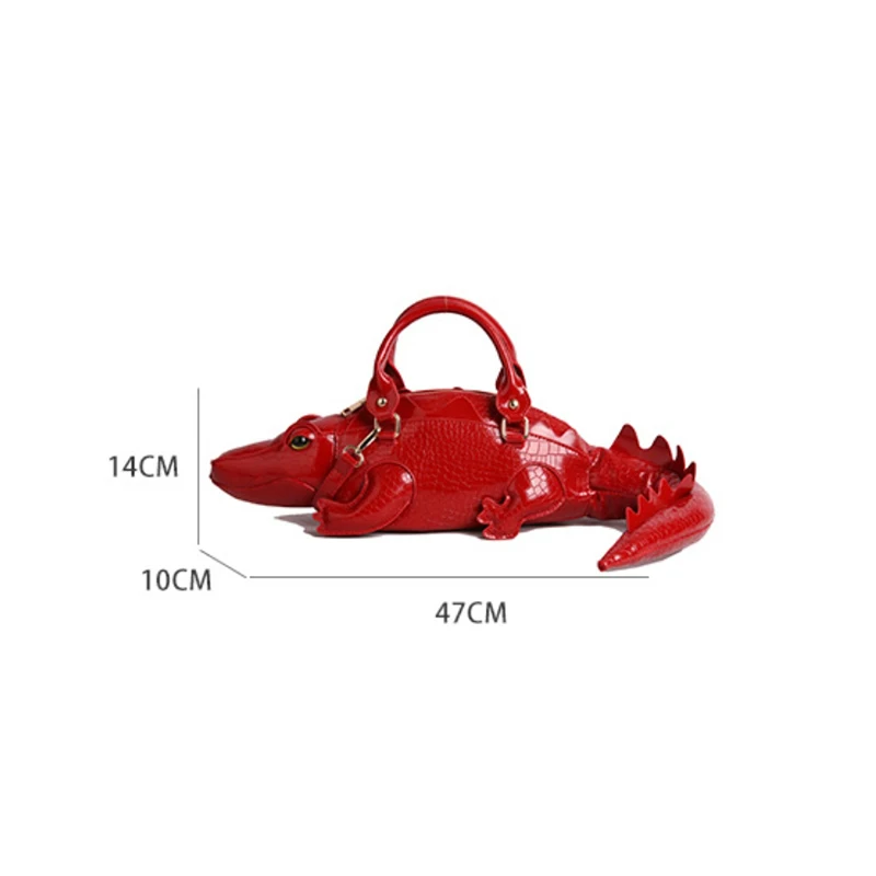 Creative Crocodile Handbags New Style Funny Shaped Shoulder Bag