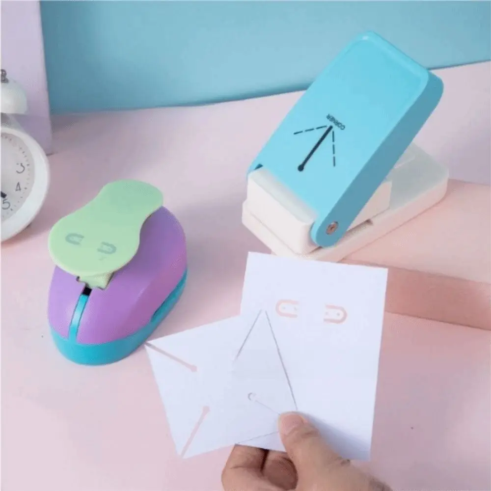 랜덤 컬러 귀걸이 카드 펀치 DIY 프로젝트 내구성 있는 목걸이 디스플레이 카드 펀치 스탬프 다양한 모양 다용도 기능