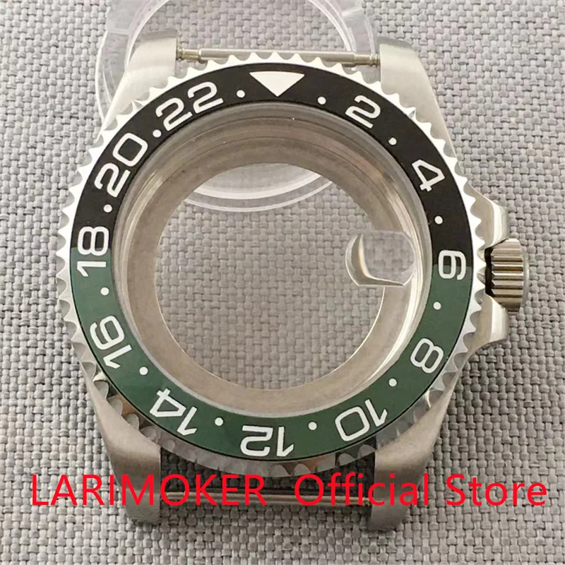 

LARIMOKER 43mm Silver Watch Case Sapphire Glass fit NH34 NH35 Miyota 8205 8215 821A Mingzhu DG2813 3804 ETA2836 PT5000 Movement