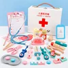 Children Pretend Play Doctor Dentist Simulation Injection Stethoscope Tool Set Wooden Early Education Birthday Gift for Kids 1