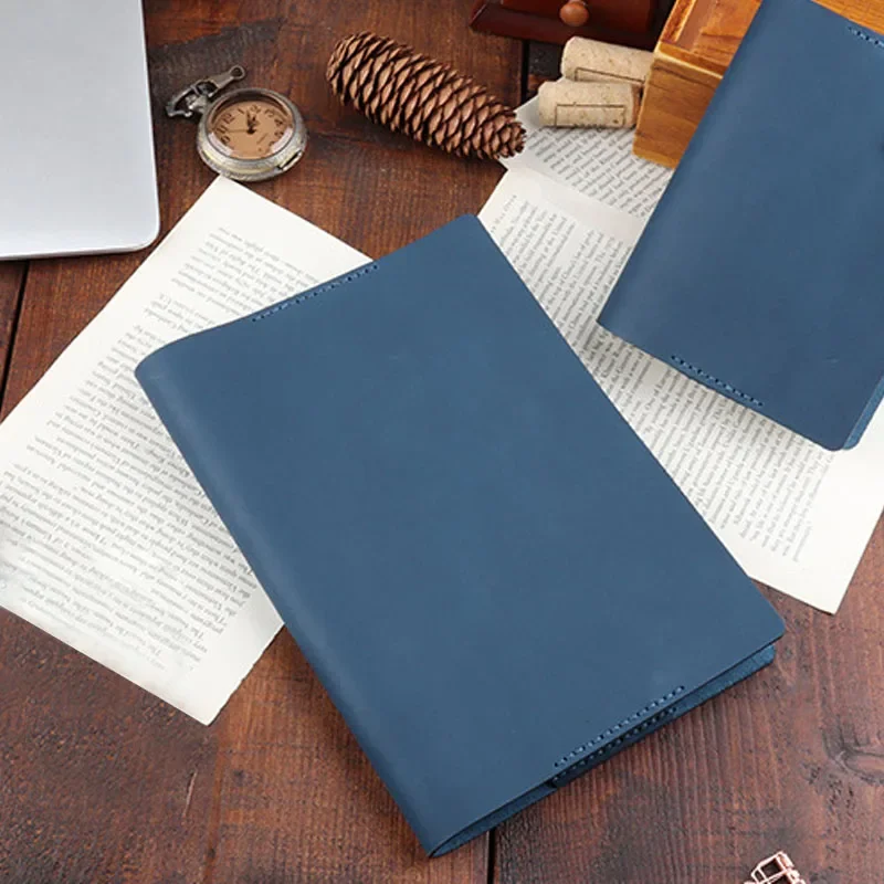 Notebook Cover Genuine Leather Cover for Ho-bo A5A6 Planner Vintage Retro Diary Stationery Office & School Supplies