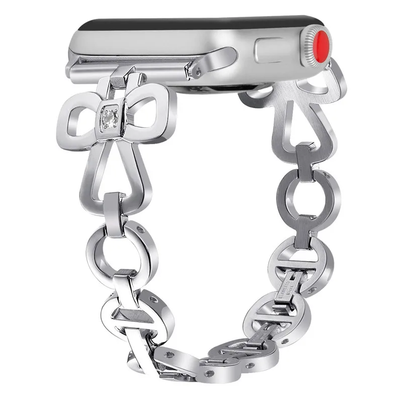 

Ремешок металлический для Apple Watch Band 44 мм 40 мм 41 мм 38 мм 42 мм iWatch Series 7 6 Se 5 4 3 2 1
