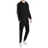 2023 New Fleece-Lined Couple Suit Three-Piece Fashionable Korean Style Casual Sports Slims Set For Men 5