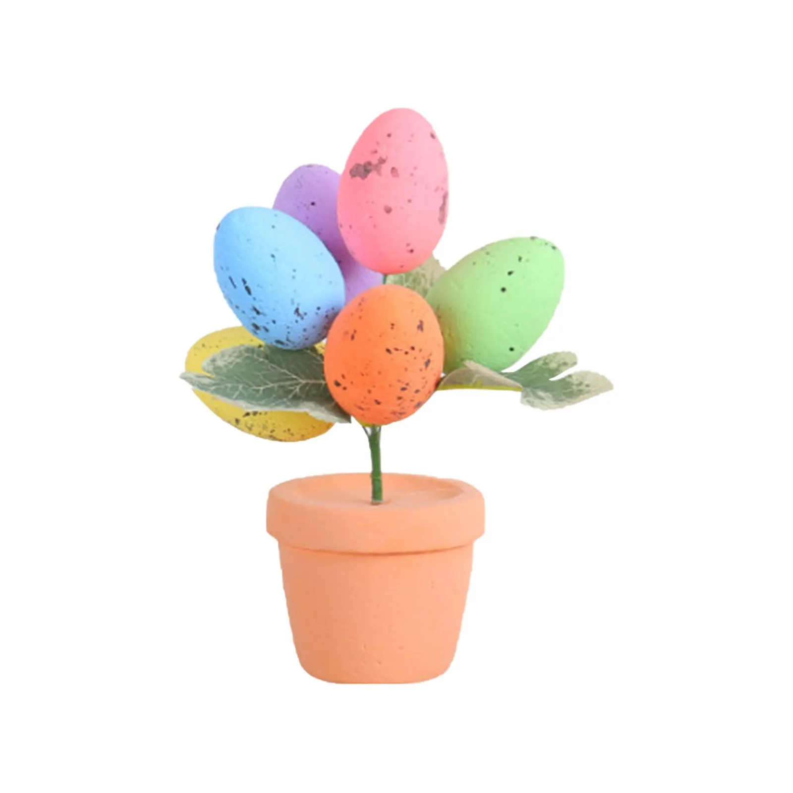 

Spotted Eggs 2024 Easter Simulated Eggs Medium Potted Easter Tabletop Ornament Home Decoration 2024