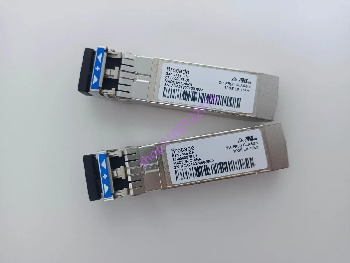 Brocade Module 10GB SFP 10km/57-0000076-01 LR 10G Fiber Module/10G Single-Mode Optical Transceiver/Brocade Switches Module huawei optical transceiver esfp ge bidi single mode module tx1490 rx1310 10km lc