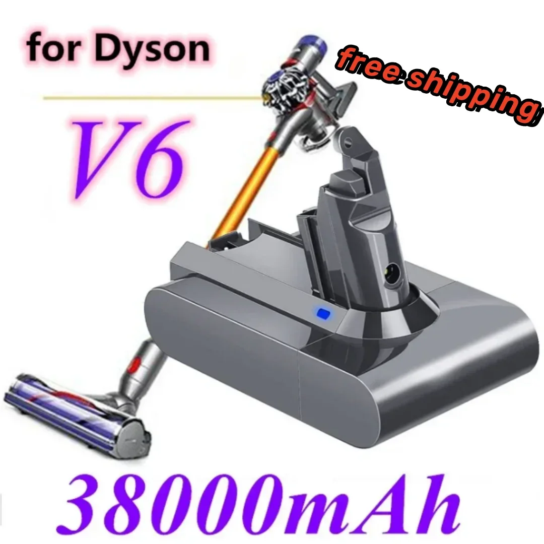 Nuova Batteria Dyson Dc62 38000Mah 21.6V Batteria Agli Ioni Di Litio Per Dyson V6 Dc58 Dc59 Dc61 Dc62 Dc74 Sv07 Sv03 Sv09 Batteria Per Aspirapolvere