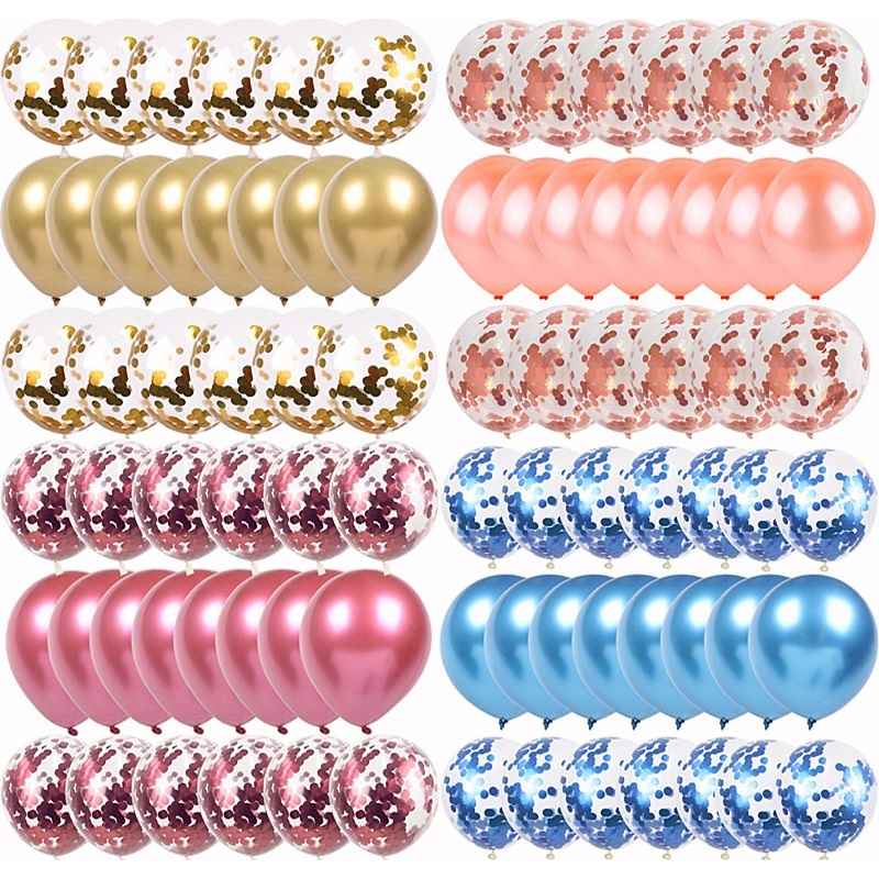 Balloons Wedding Party Supplies Baby Shower Valentine's Day Birthday Happy Decoration Anniversary Gender Reveal Black Pink Bluey