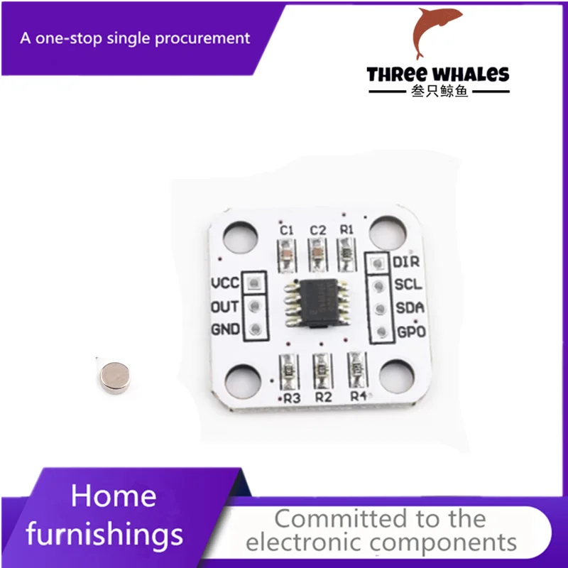 AS5600 induction magnetic encoder 12 bit high precision Angle ...