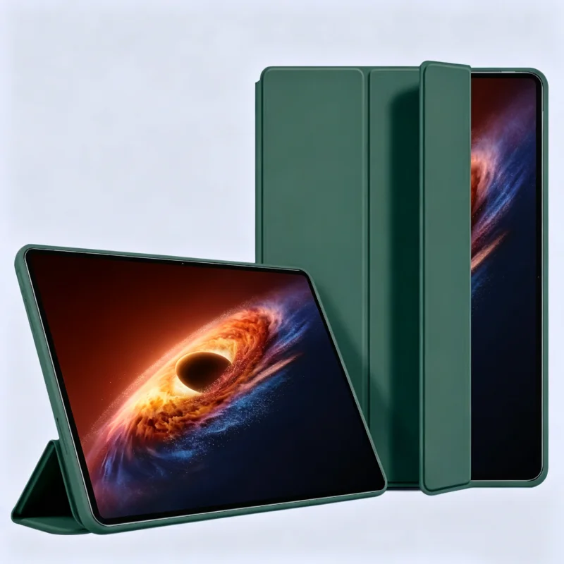 Premium Anti-Scratch Soft TPU Protective Flip Tablet Case, 12.3