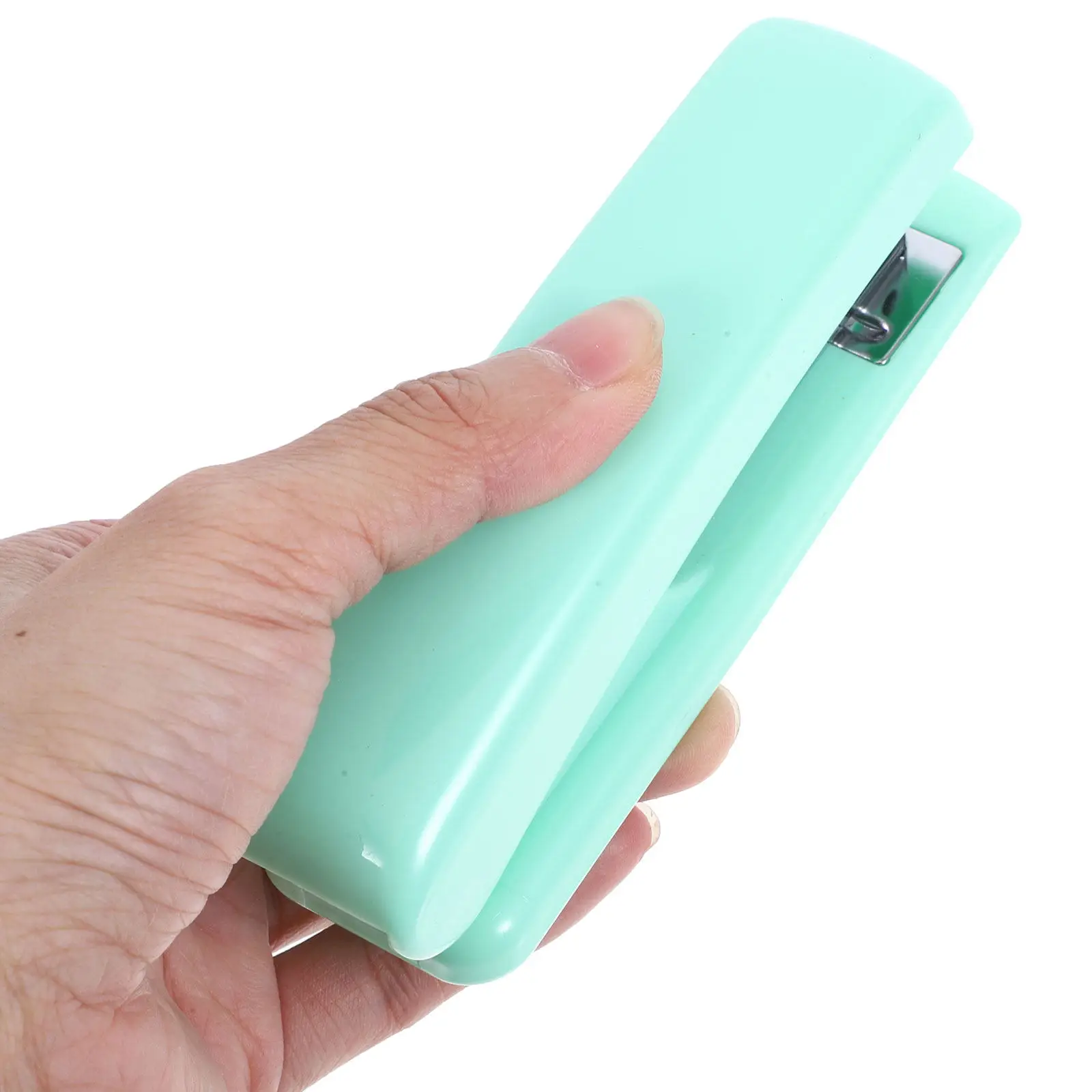 학생용 다기능 스테이플러 교사용 데스크탑 사무실 스테이플러 소형 인체공학적 고강도 종이 스테이플링 도구