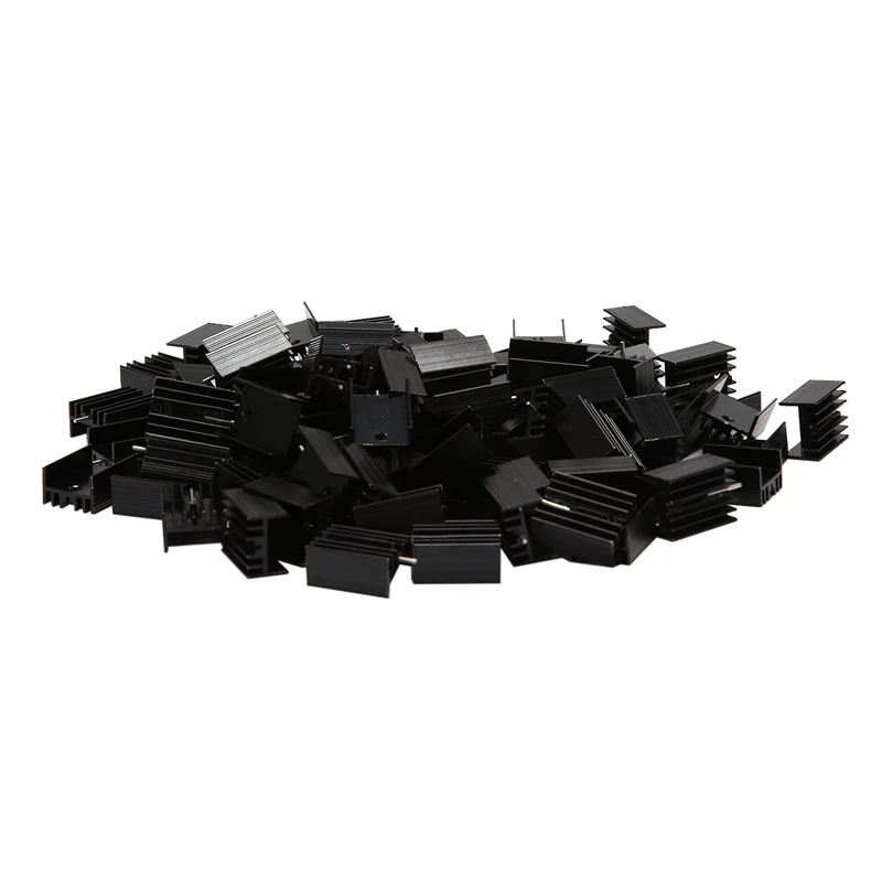 Aluminium Heatsink 100 Pcs 20X15x10mm Aluminium TO-220 Heatsink TO 220 Heat Sink Transistor Radiator TO220 Cooler Cooling