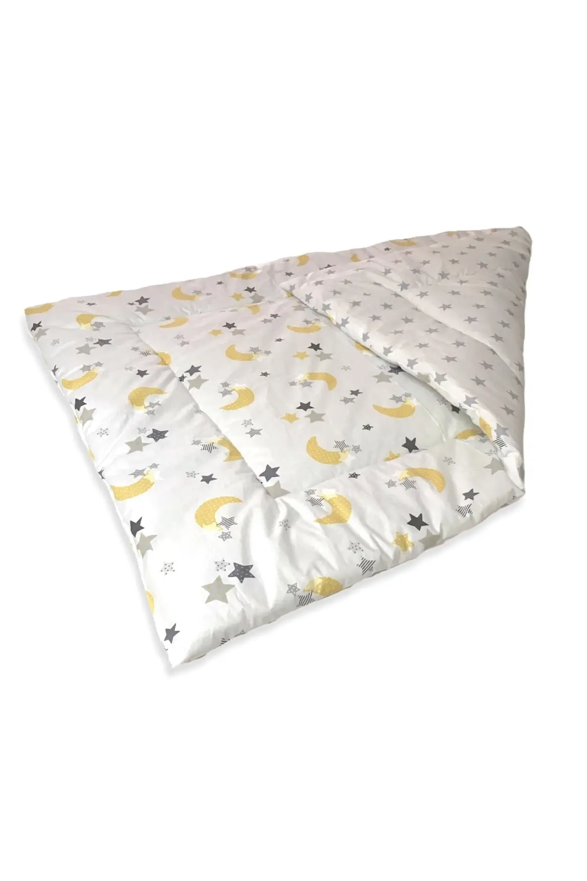 

Baby Child Quilt Standard 100x150 Cm Yellow Moon Star Grey Starry 110x150 Fiber Cotton Baby & Kids Quilt Home