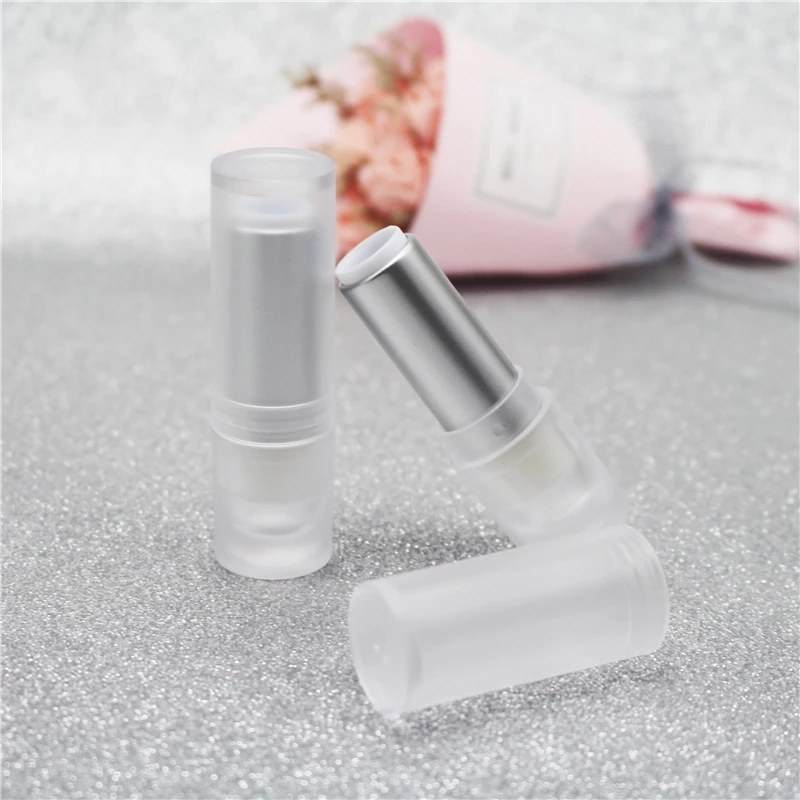 

Spot Empty Lipstick Tube 12.1mm Caliber Transparent Frosted Round Lipstick Tube