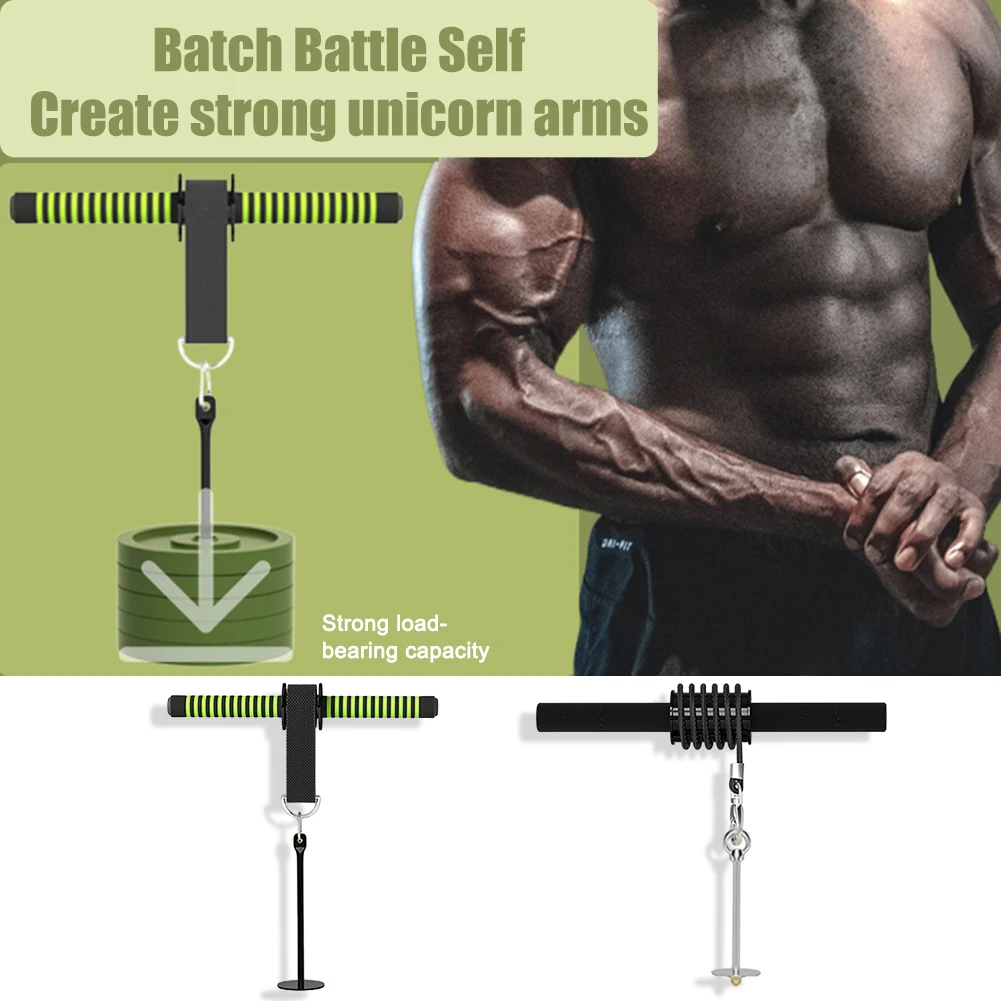 Arm Strength Trainer Forearm Strength Trainer Wrist Training Arm Workout Roller Muscle Exercises Bar Waist Roller Equipment Gym Fitness Accessories