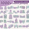 Skin-Friendly Modular Kids Play Couch for Kids 1-12, Foam Castle and Floor Couch for Playroom, Ideal Gift for Kids 4