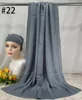 106997-2a1884.jpg Mini Hijab Modal avec sous-bonnet – Ensemble Basique Extensible, Foulard Fin et Respirant, Protection Solaire, Voile 165*50cm