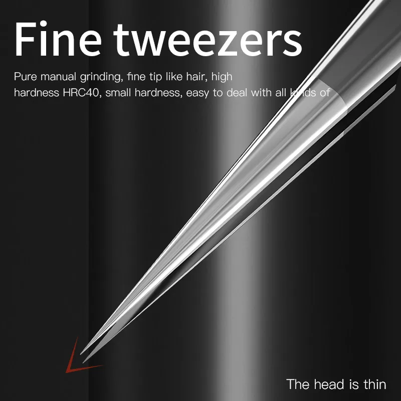 MaAnt Warblade-A D L Non-magnetic Tweezers for Electic Parts Repair Ultra-thin High Hardness Cellphone Maintenance Clamping Tool