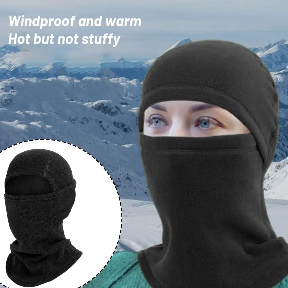 Description Picture 2 of itemWinter Balaclava Scarf Full Face Cycling Mask Warm Helmet Lined Fishing Windproof Breathable Hood Winter Cycling Mask