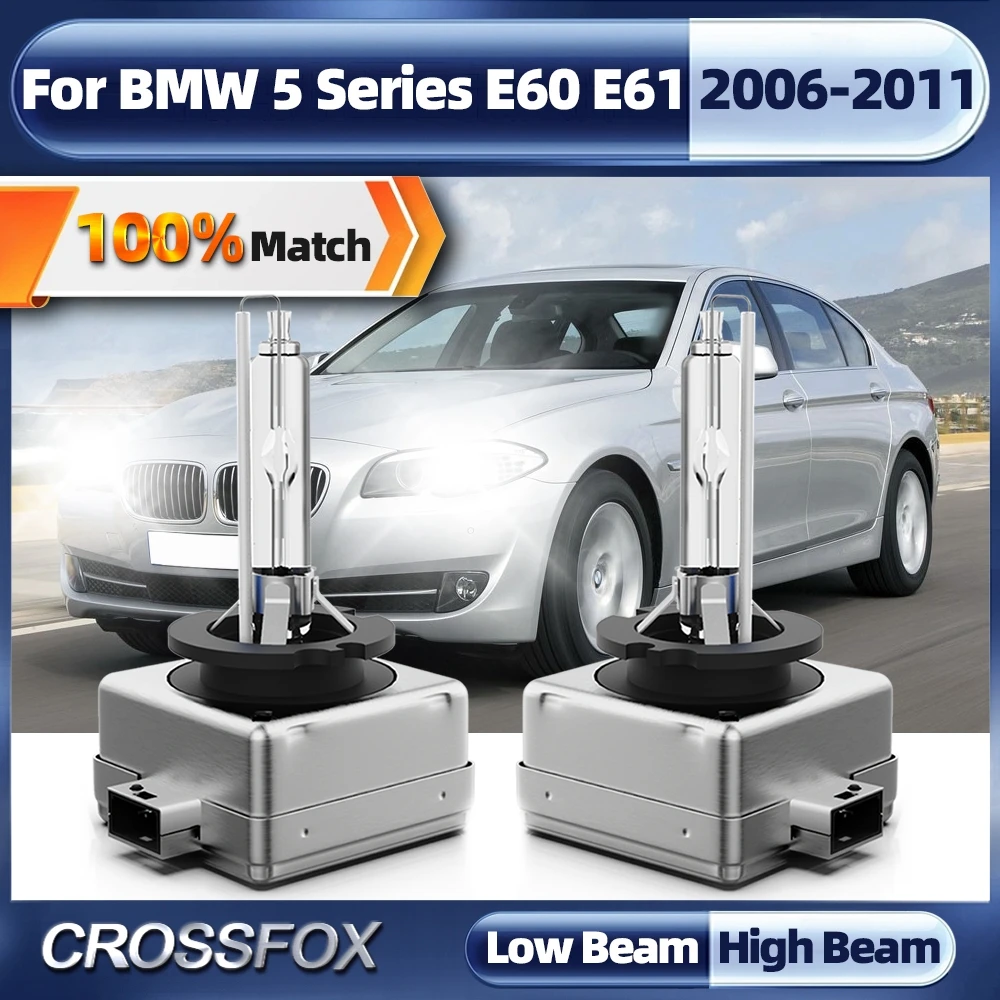 

12V 35W D1S HID Xenon Lamp Car Headlight 6000K Single Beam Auto Light For BMW 5 Series E60 E61 2006 2007 2008 2009 2010 2011