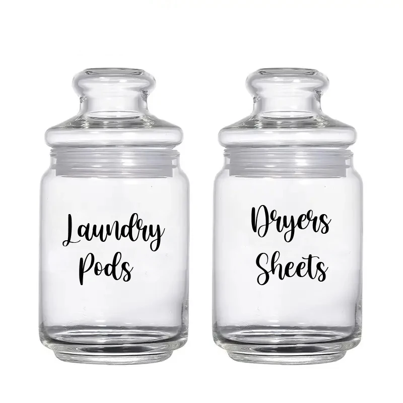 3Pcs Laundry Room Organization Labels Vinyl Sticker Washing Powder Jar  Bottle Label Decals Laundry Pods Scent Boosters Decal - AliExpress