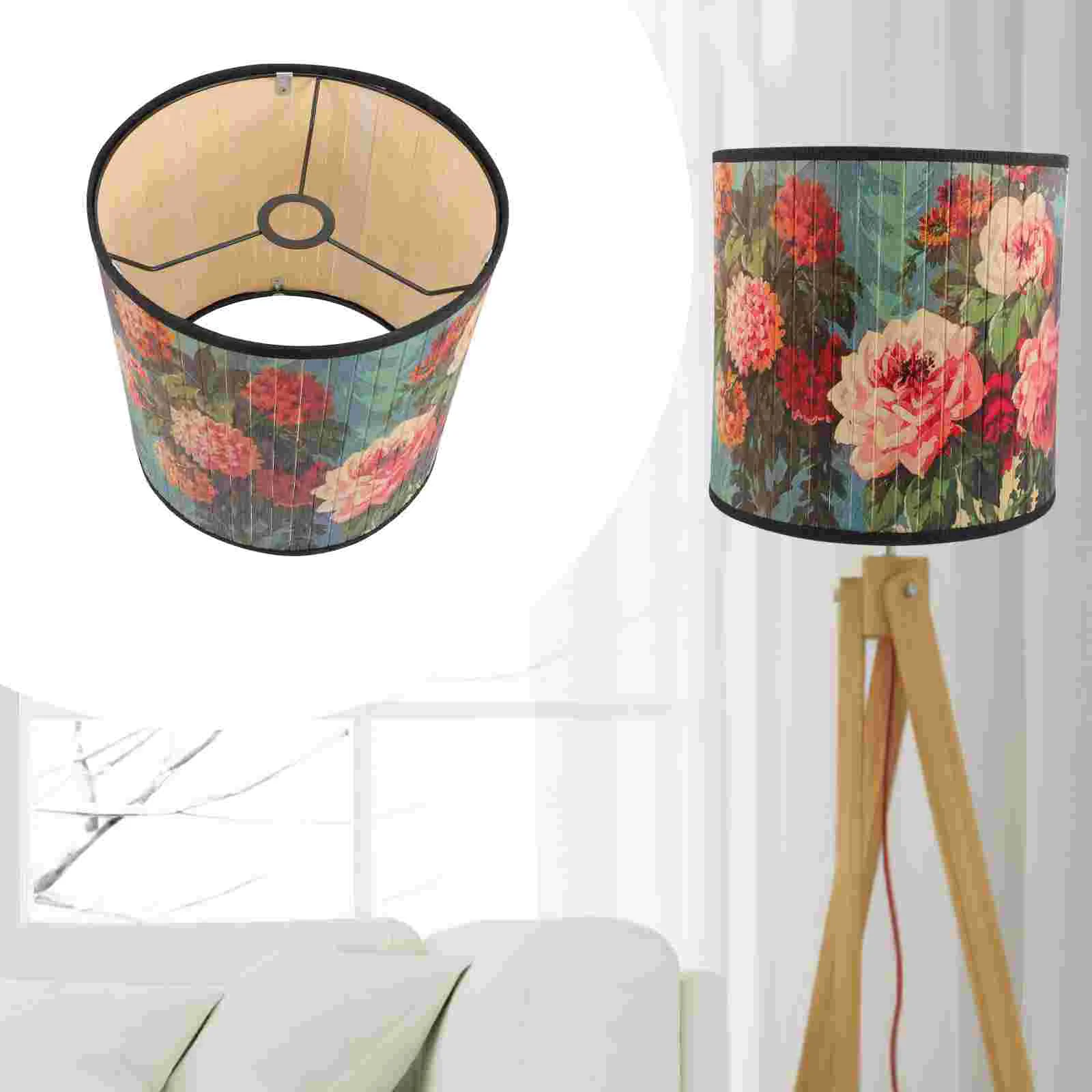 

Decorative Ceiling Lamp Shade Folding Lampshade Delicate Pattern Restaurant Bar Lampshade