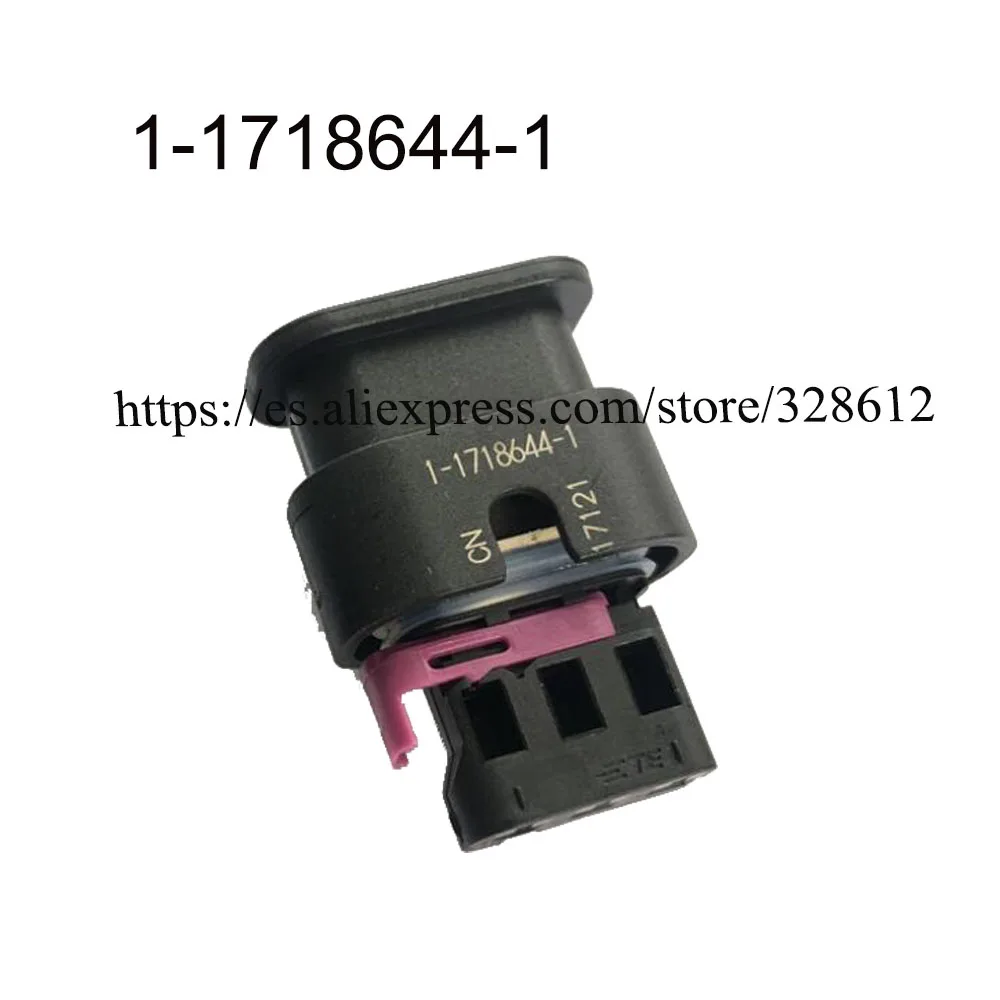 

100SET 1-1718644-1 Car motorcycle cable 3 pin Waterproof automotive connector female male Plug include terminal seal