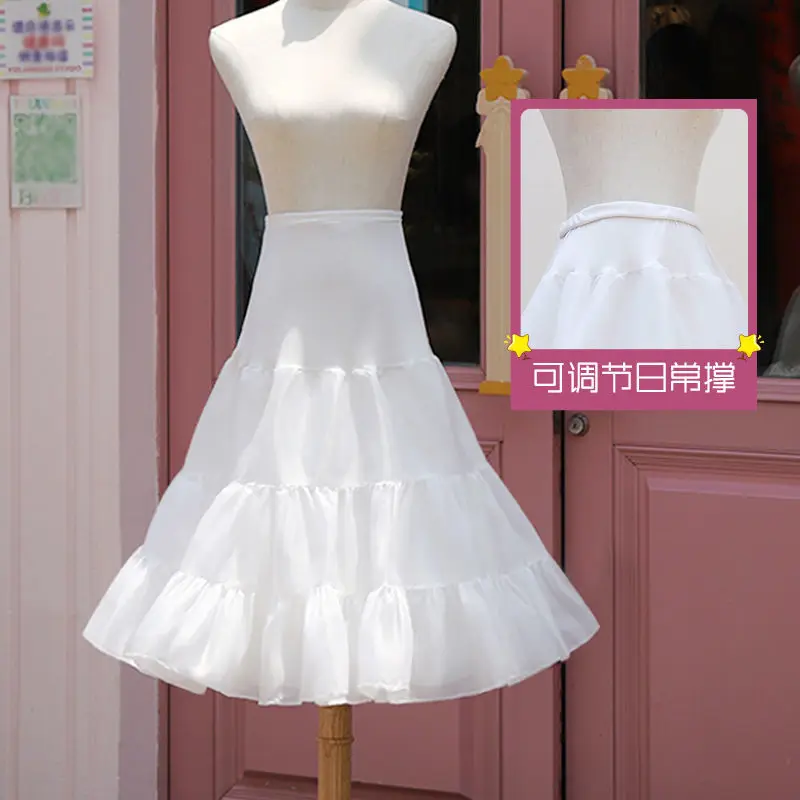 Petticoat Skirt Petticoat Underskirt Wedding Underskirt Flower Girl Underskirt Wedding Petticoat Vintage Underskirt Short Organza for Women Dresses