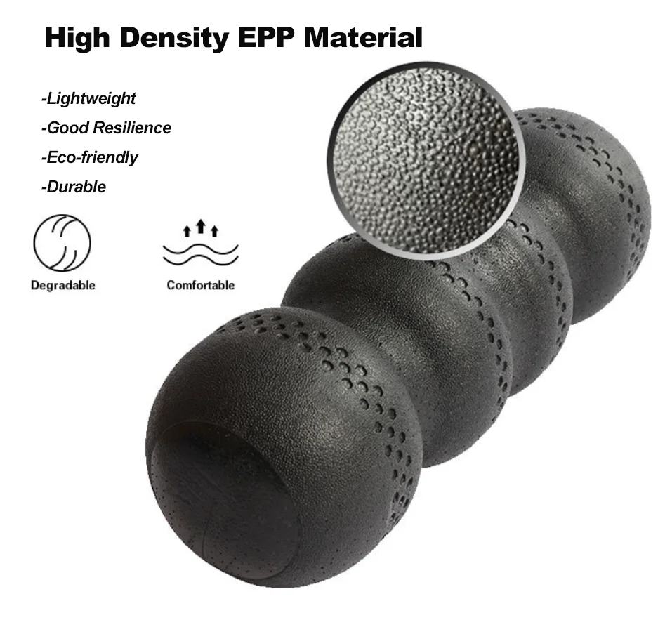 Foam Roller for Foam Roller Peanut Yoga Roller 45CM EPP High Density Back & Neck Massage Muscle Recovery Deep Tissue Foam Roller Yoga Accessories