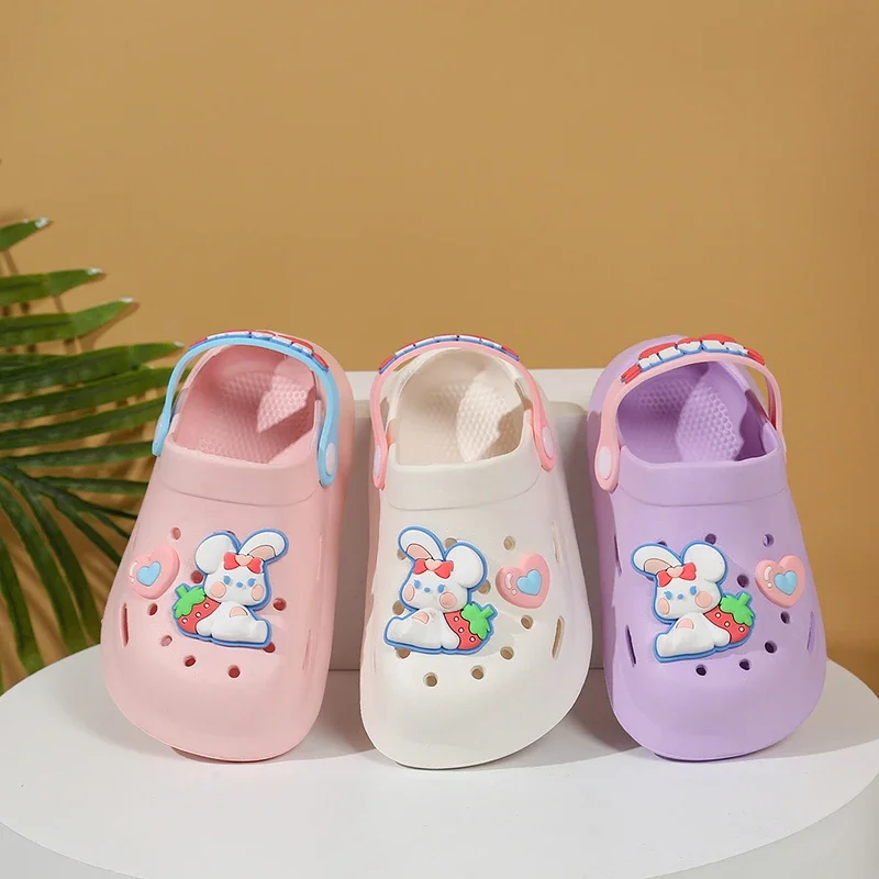 Soft EVA Girls Casual Beach Slippers