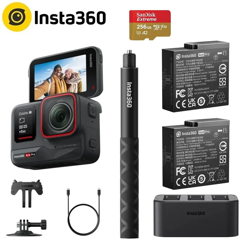 Insta360 Ace Pro Action Camera 8K Video 4K 120 Fps 10M Stabilizzazione Flowstate Impermeabile Insta 360 One Ace Sports Camera