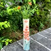 Boho Style Resin Vase Hand-painted Human Face Flower Vase Table Ornament Creative Flower Arrangement Vase Home Decorations 3