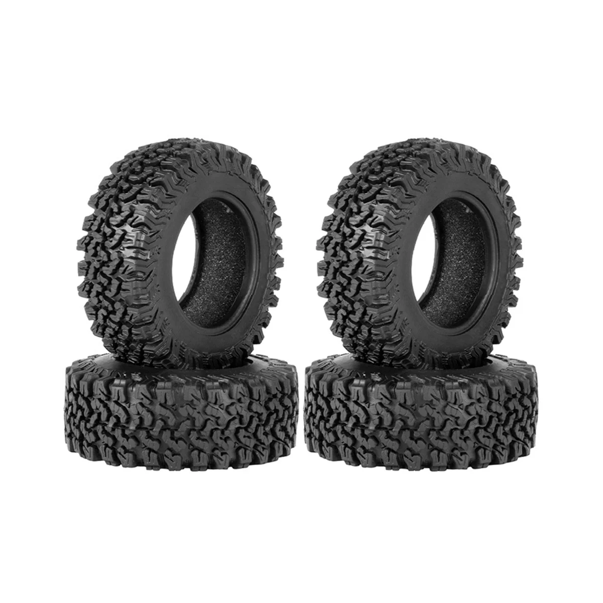 

4 шт. 90 мм 1,9 резиновые шины для 1/10 RC Гусеничный автомобиль Traxxas TRX4 RC4WD D90 Axial SCX10 II III Redcat MST