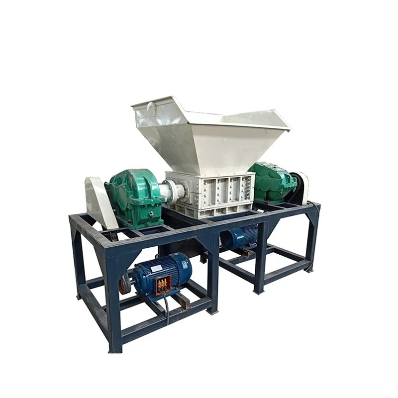 Double-Shaft Plastic Shredder For PP/PE Drums & Containers - Plastic  Recycling Machines