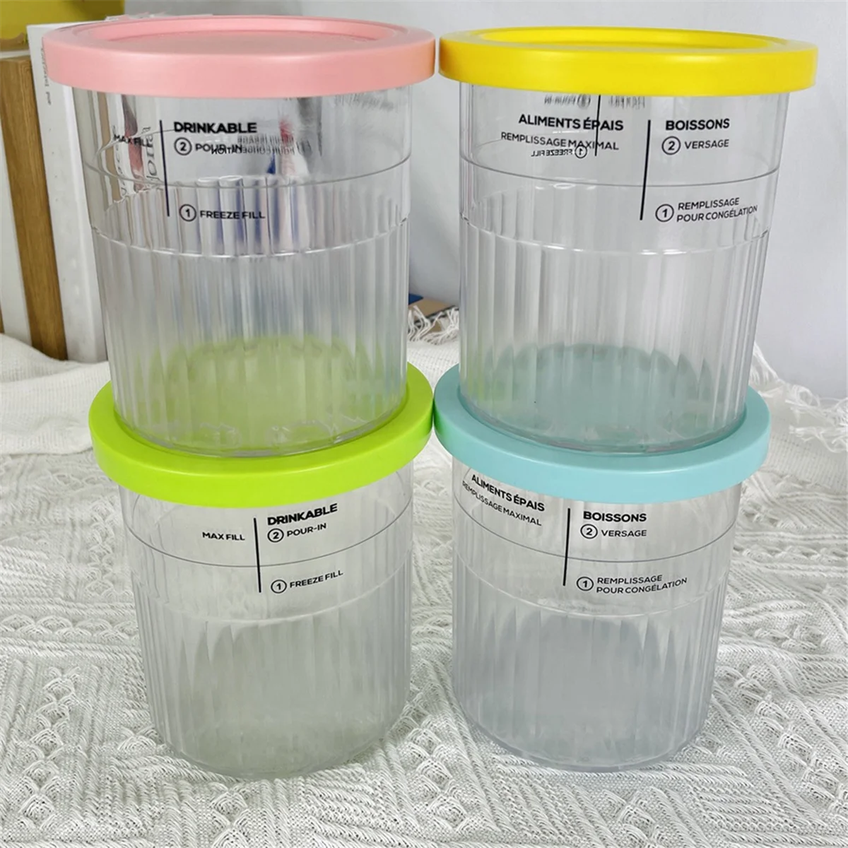 Ripple Ice Cream Cup NC500 NC501 is Suitable for Ninja Creami Ice Cream Storage Cup 5